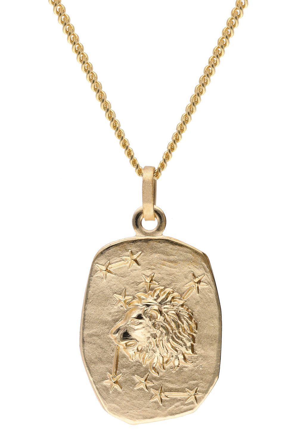 trendor Panzerkette Löwe Sternzeichen Gold 333 günstig online kaufen