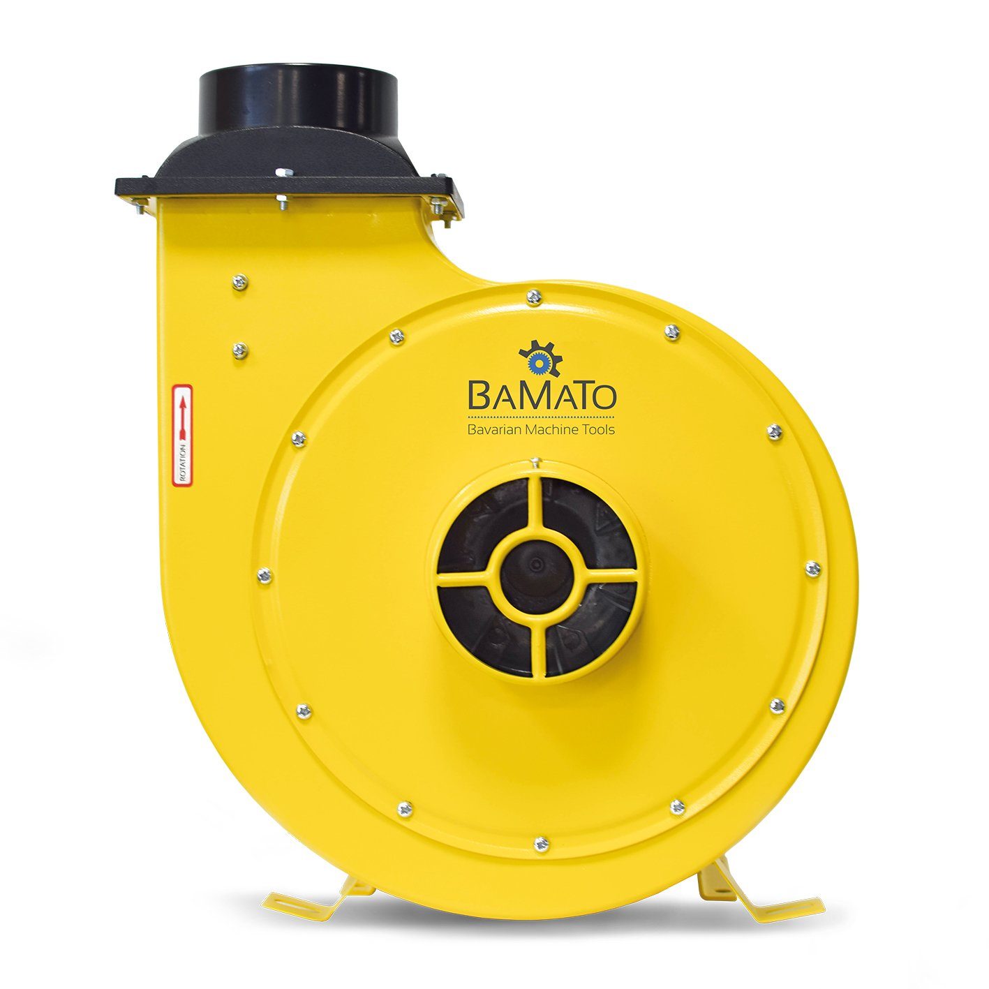 BAMATO Absauganlage AB-300 inkl. Y-Adapter Absaugung 400V Radialventilator 2530m³/h, 1500 W, (1-tlg), Lüfterrad aus Metall, Späneabsaugung, Absauggebläse, 1950 Pa