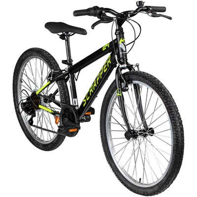 Scrapper Mountainbike XC24 1.9, 6 Gang Shimano, Kettenschaltung, Mountainbike Jugendfahrrad ab 130 cm Fahrrad MTB Hardtail
