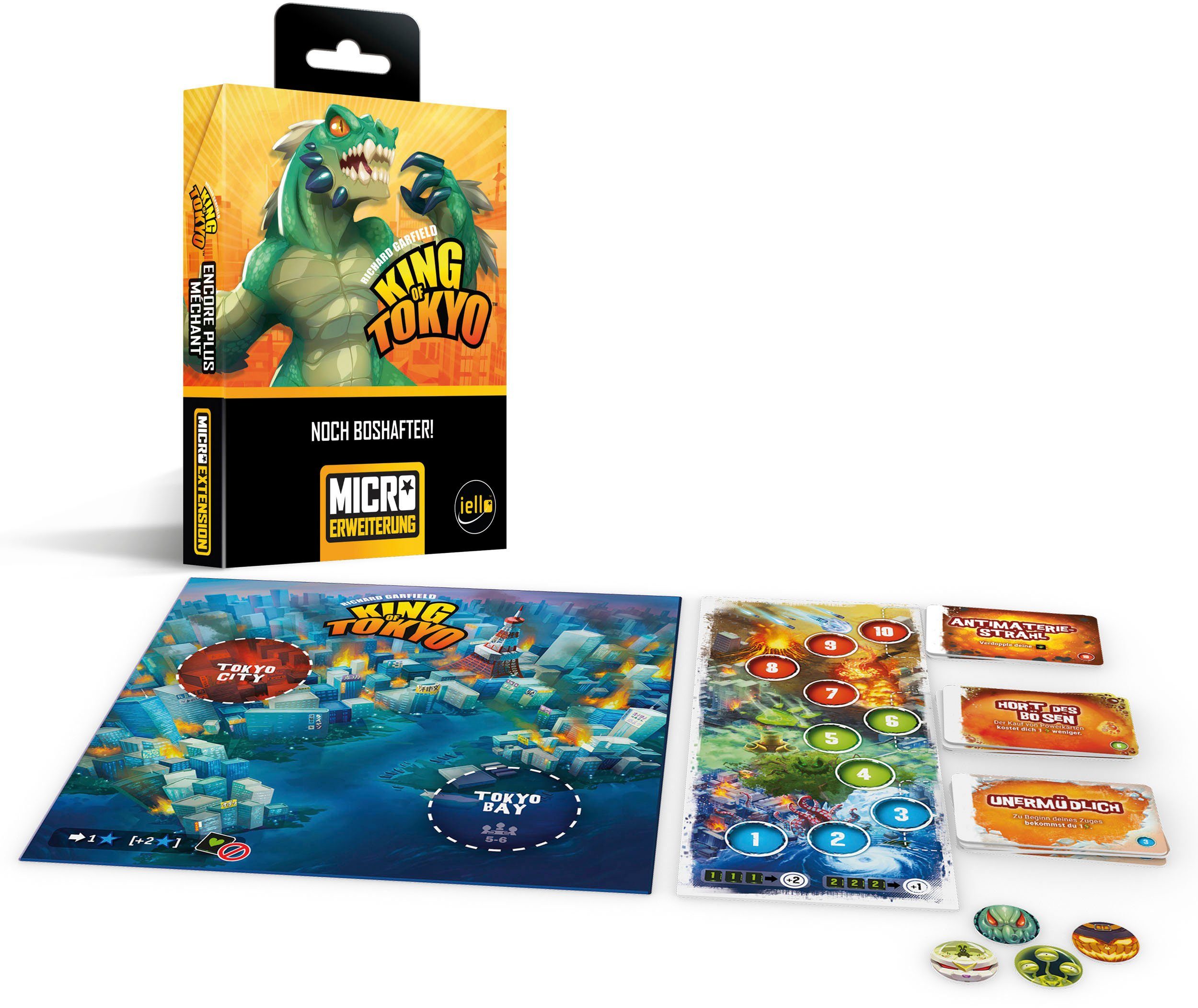 iello Spiel Erweiterungsspiel, King of Tokyo - Noch Boshafter!, Strategiespiel