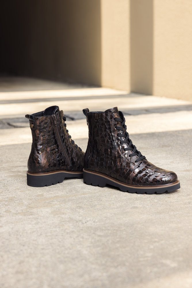 Remonte Schnürstiefelette Schnürboots in modischer Optik, Profilsohle