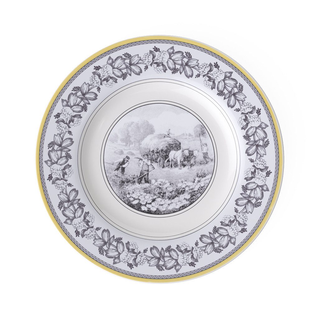 Villeroy & Boch Speiseteller Audun Speiseteller, (1 St), Premium Porcelain, mikrow.- & spülm.sicher, Made in Germany