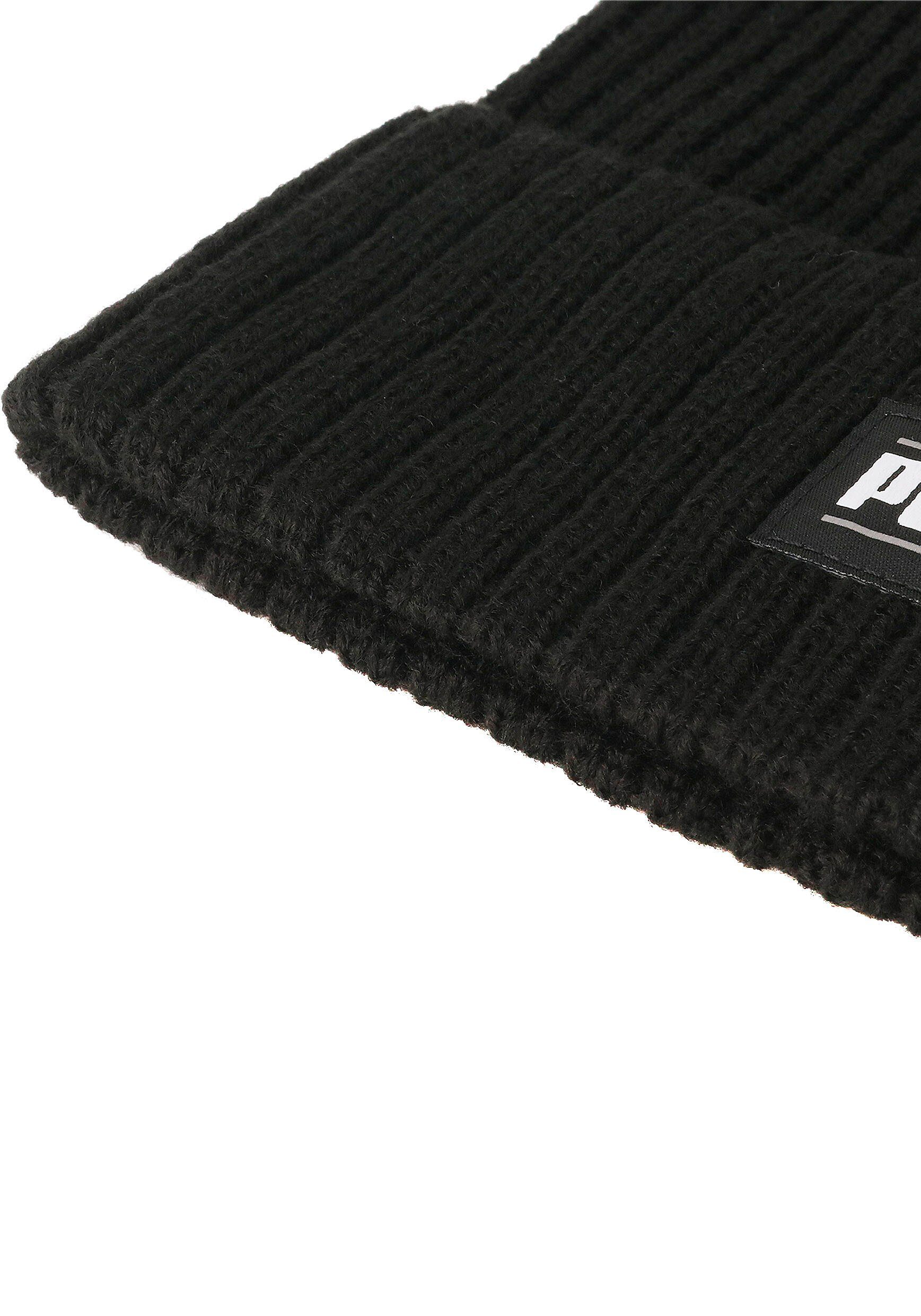 RIBBED Black Beanie CLASSIC BEANIE PUMA CUFF