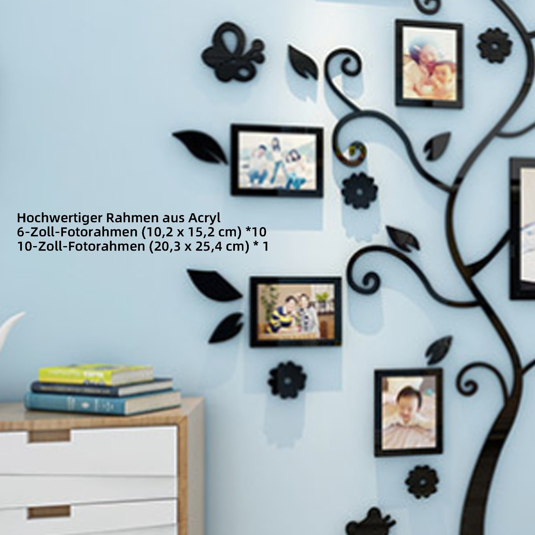 YINDN Wandtattoo 3D-Wandpaneele aus Acryl, DIY günstig online kaufen