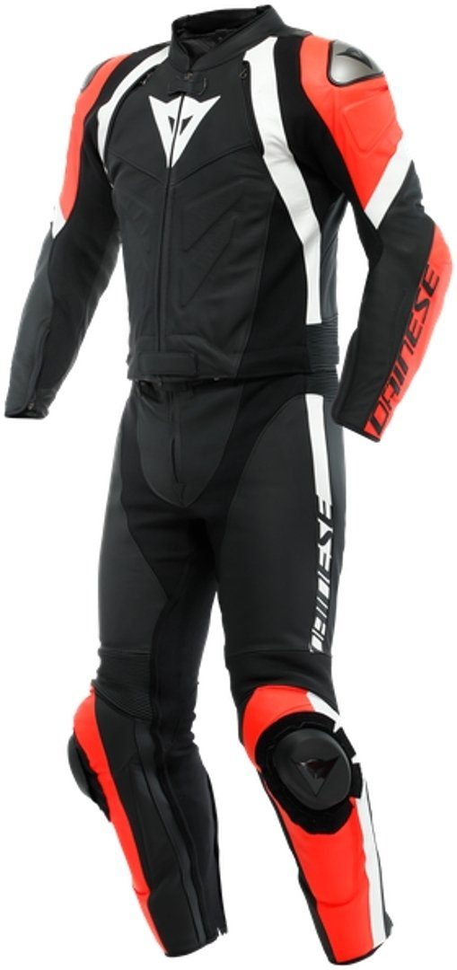 Dainese Motorradkombi Avro 4 2-Teiler Motorrad Lederkombi Black/Red/White