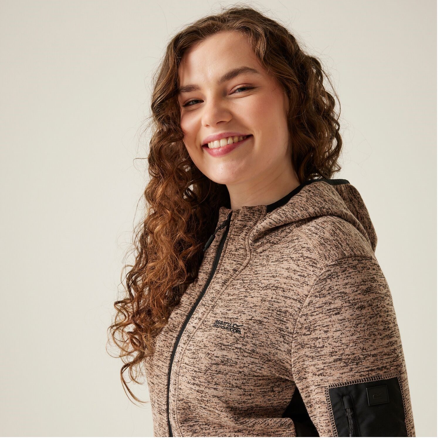 Regatta Strickfleecejacke Jacke mit Kapuze Kemilia Midlayer