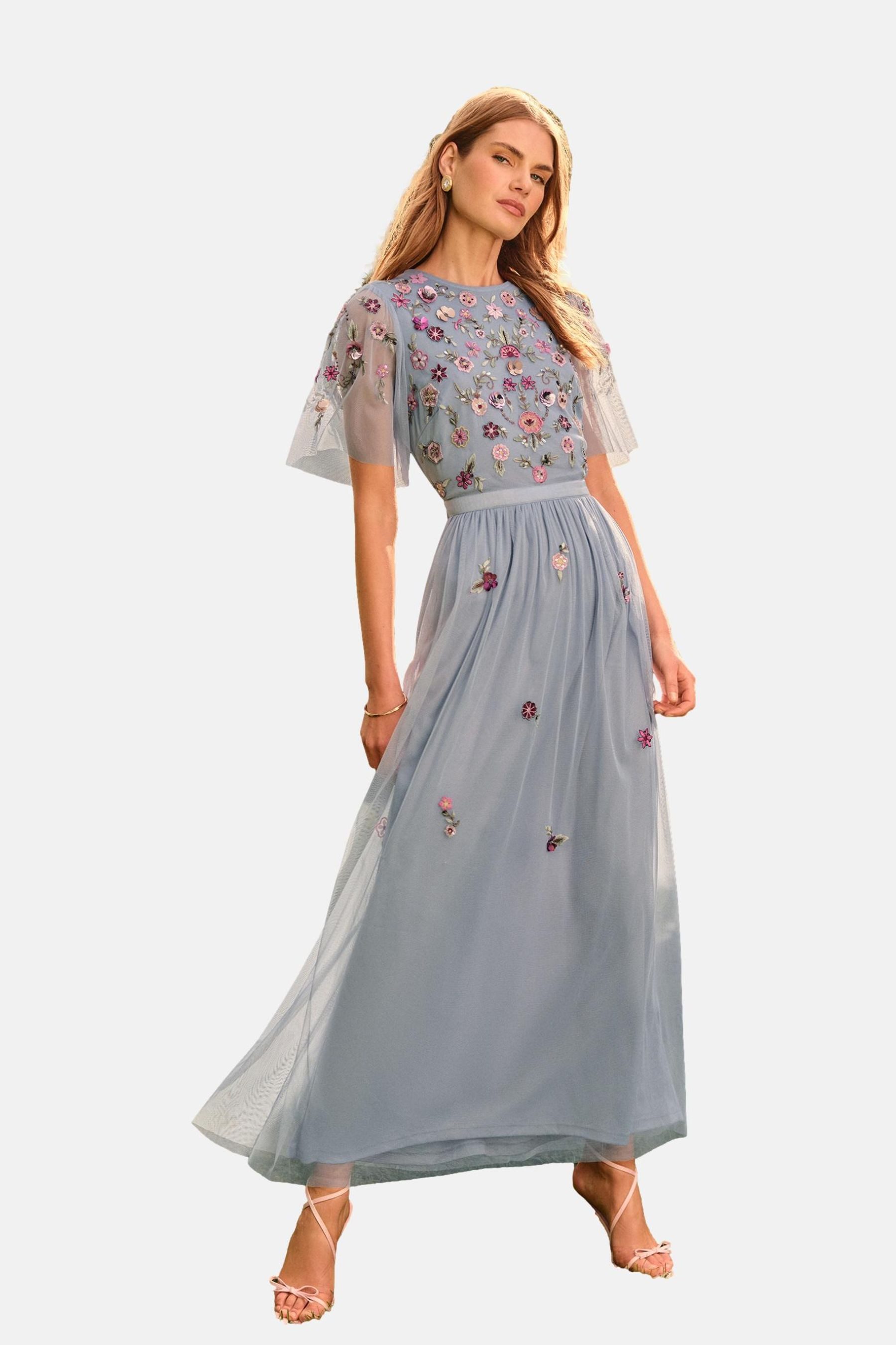 Love & Roses Maxikleid Love & Roses Maxikleid für Brautjungfern, Regular (1-tlg)
