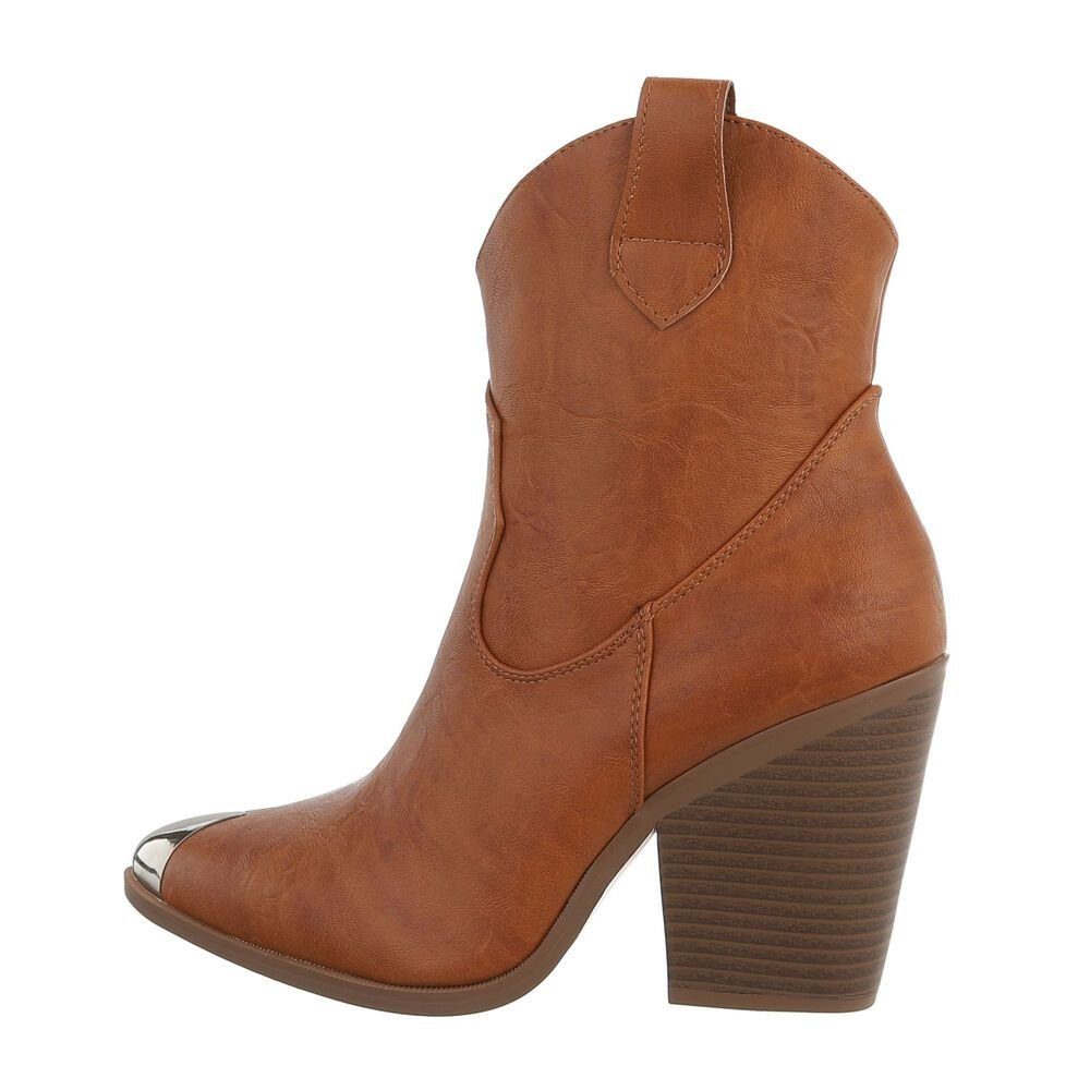 Ital-Design Damen Cowboyboots Western Westernstiefelette (70478573) Blockab günstig online kaufen