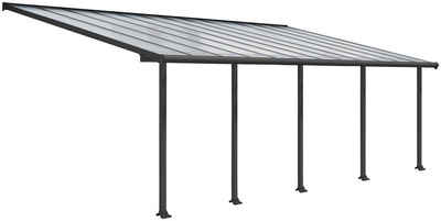 Palram - Canopia Terrassendach Olympia 3x7.3, BxT: 739x295 cm, Bedachung Doppelstegplatten, BxT: 739x295 cm