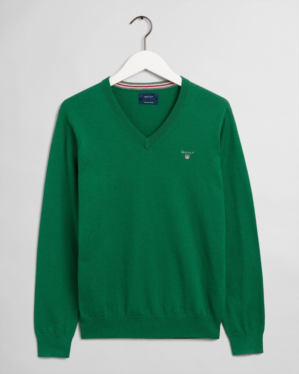 Gant Strickpullover COTTON WOOL V-NECK