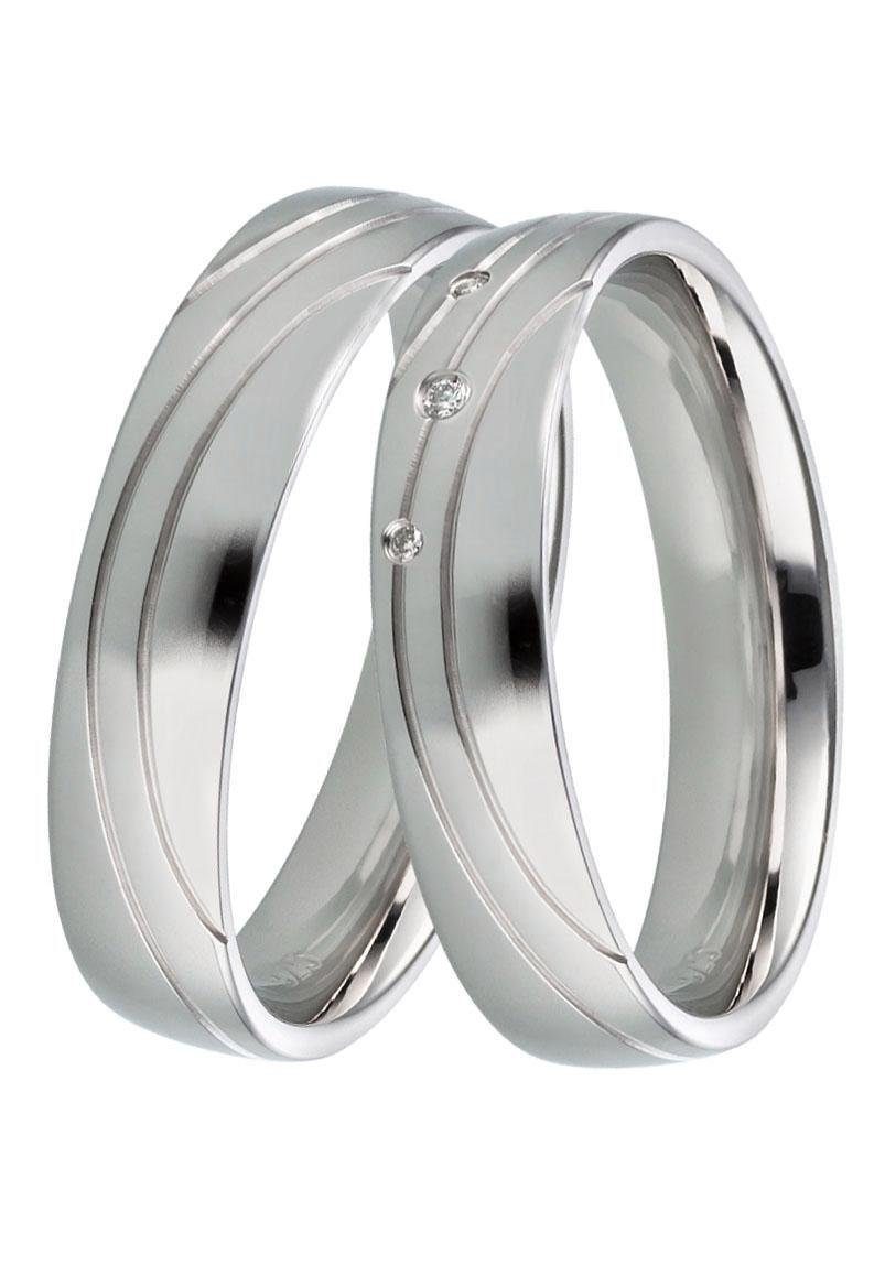 DOOSTI Trauring Schmuck Geschenk Silber 925 Trauring Ehering Partnerring LI günstig online kaufen