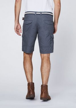 Oklahoma Jeans Cargoshorts mit seitlichen Cargotaschen