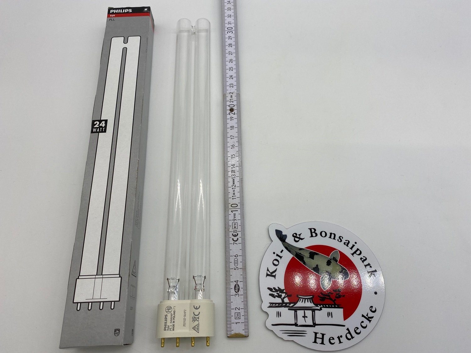 Philips UVC-Leuchtmittel Philips UVC Ersatzlampe PL-L 24 Watt 32 cm für Oase Bitron Vitronic, PL-L, Packung, UVC Leuchtmittel