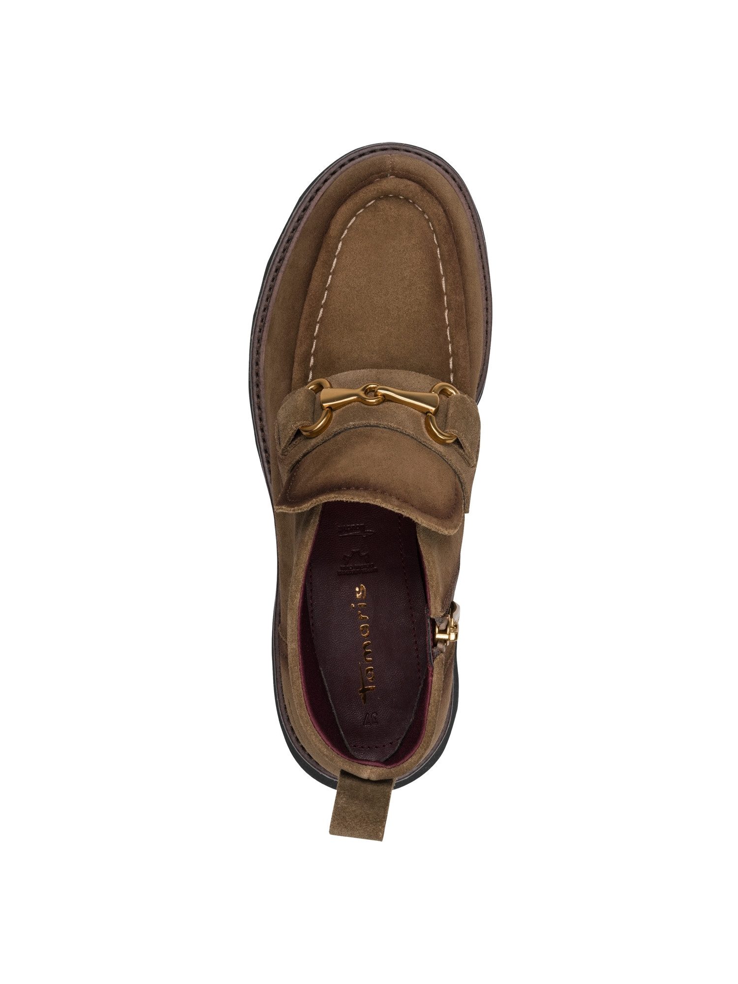 Tamaris TOUCH-IT aus Leder kein Absatz 1-25451-47 Stiefelette TOUCH-IT