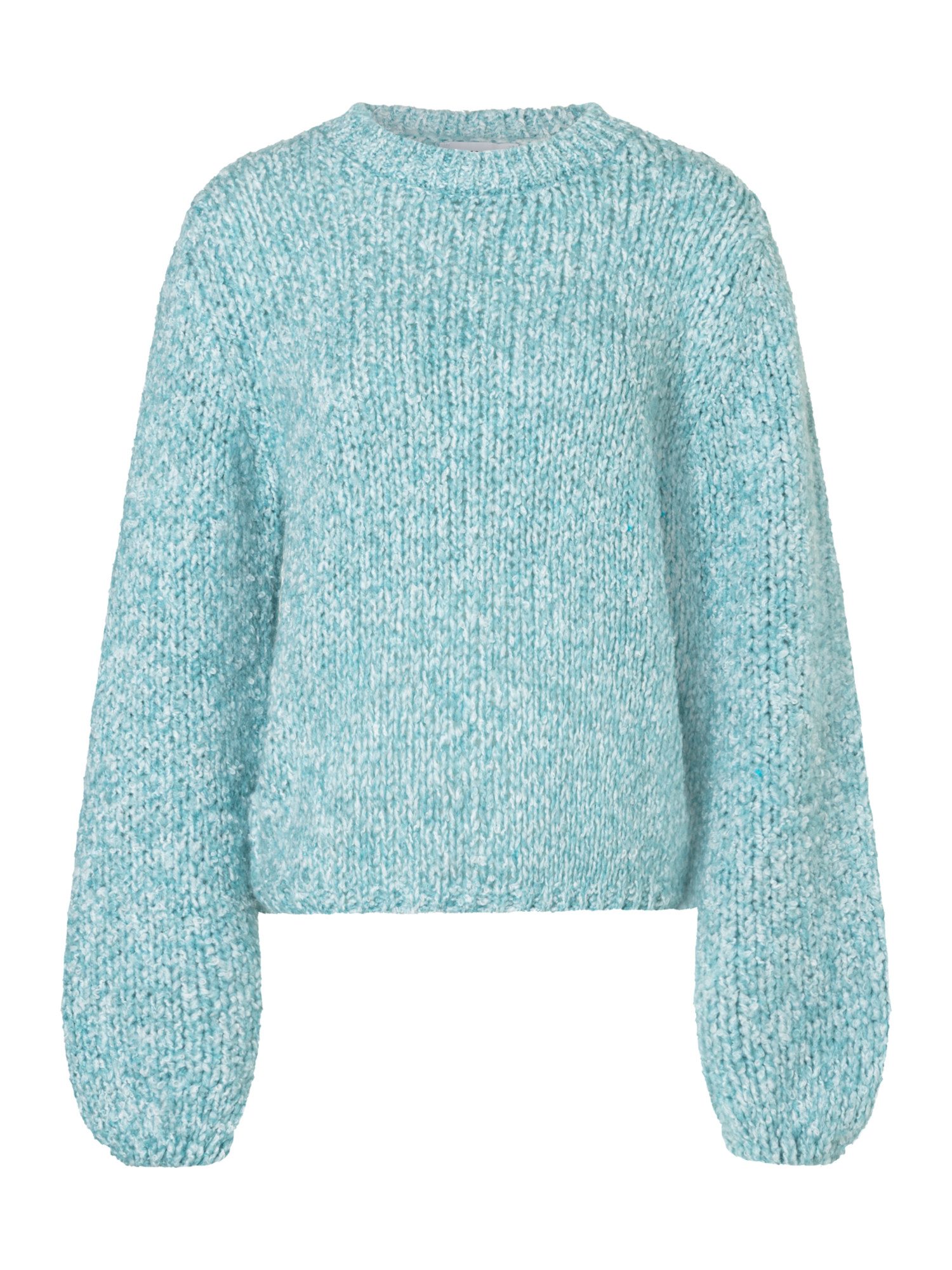 MORE&MORE Rundhalspullover kuschelig warmer Bouclé-Pullover