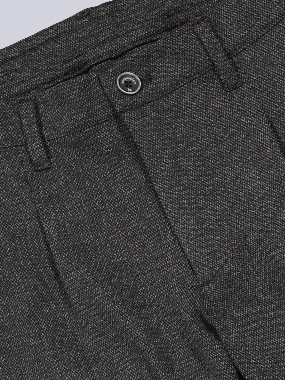 emilio adani Stoffhose Herren Hose, Anthrazit