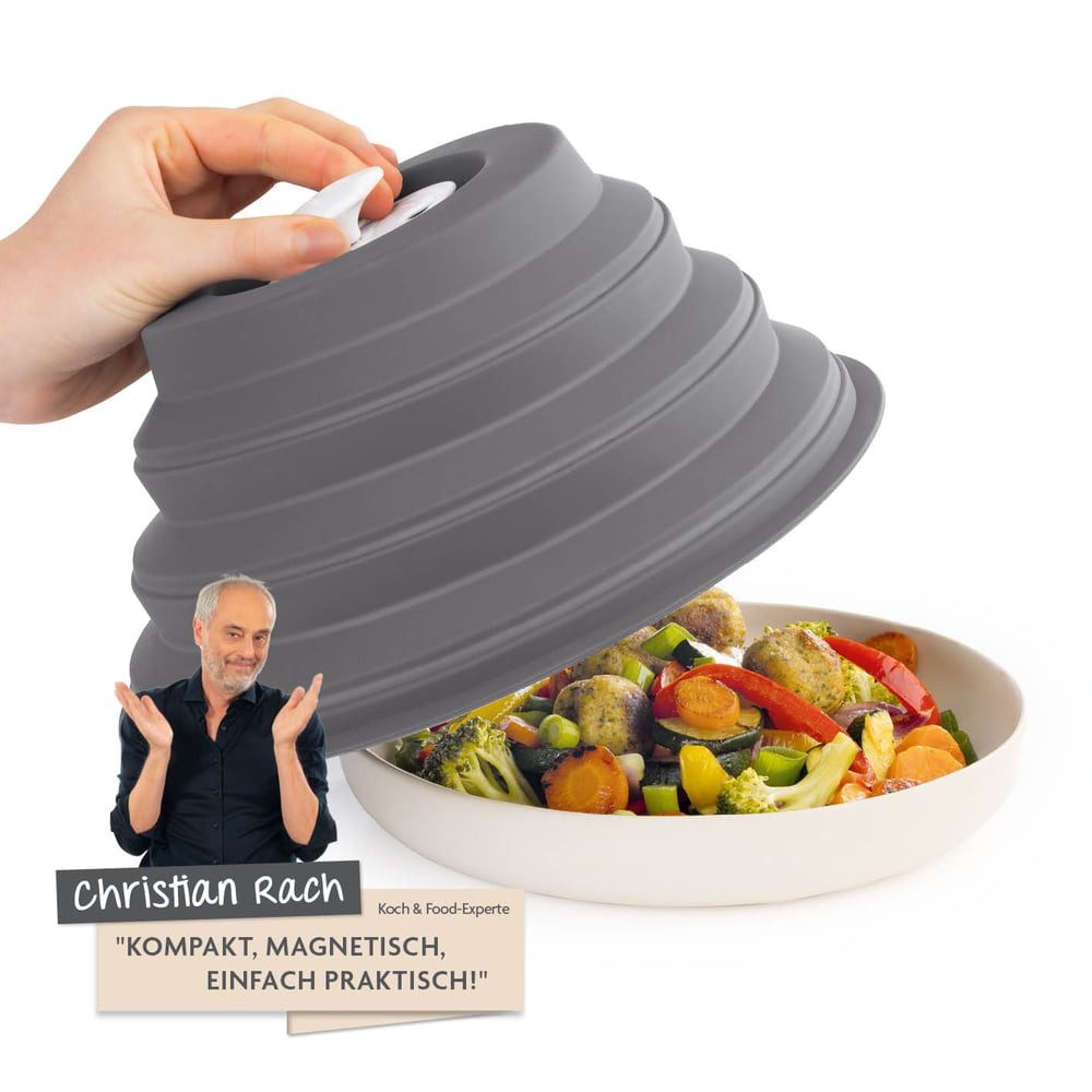 KITCHBO Abdeckhaube KitchBo Mikrowellenhaube Faltbar, KitchBo Mikrowellenhaube Faltbar