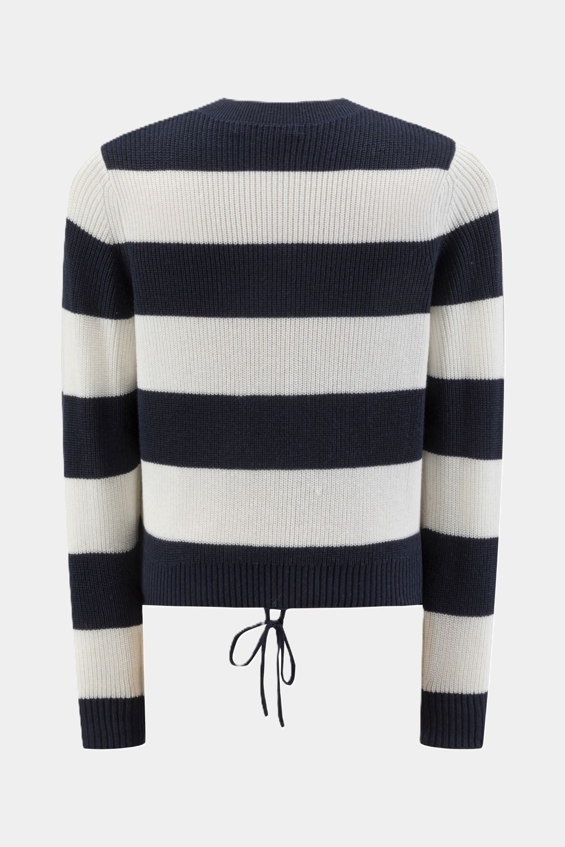 Cassis Strickpullover Cassis Streifenpullover und Kordelzug - NAVY