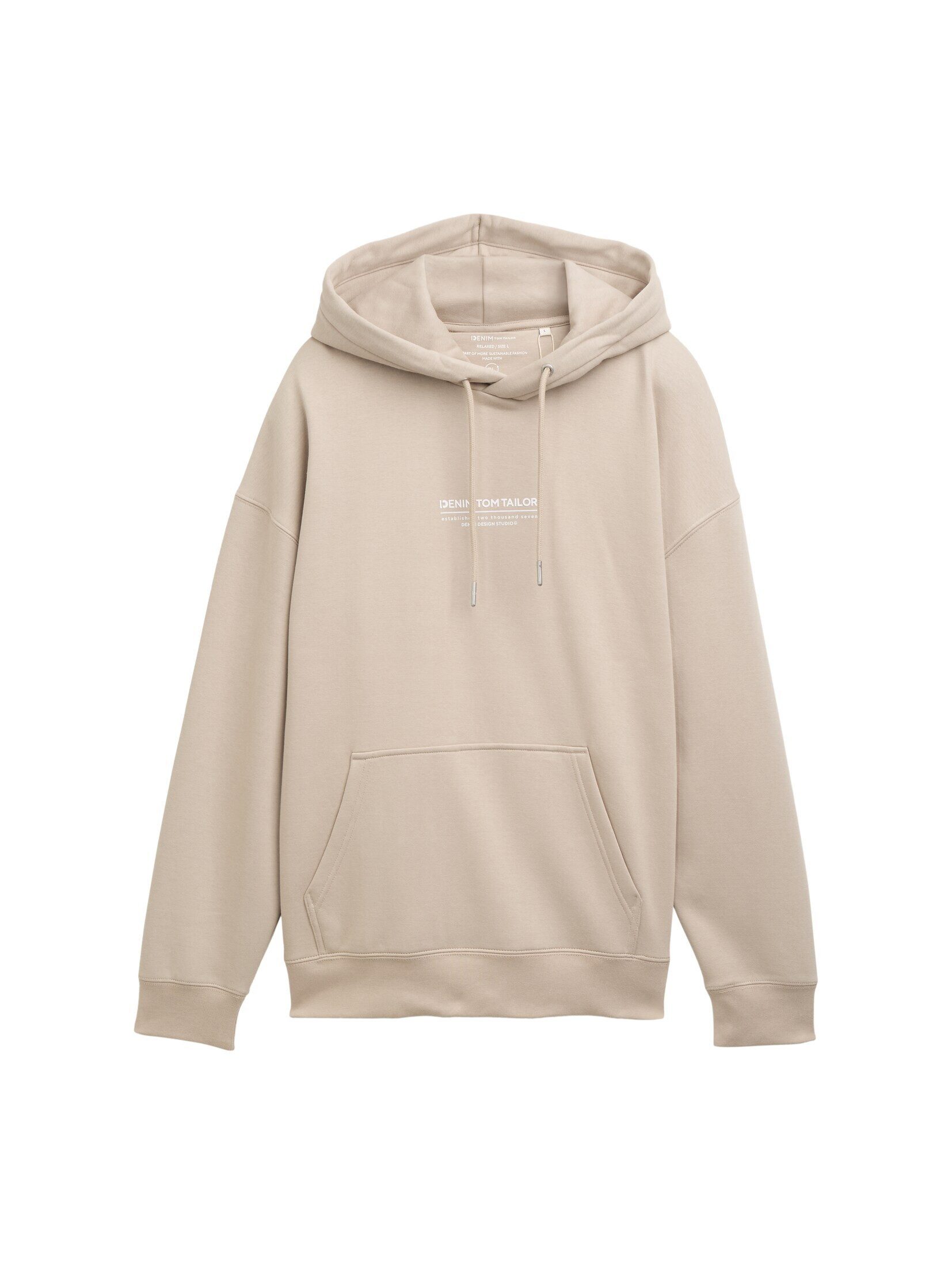 TOM TAILOR Denim Sweatshirt Strick & Sweatshirts Relaxed Hoodie Sweatshirt günstig online kaufen