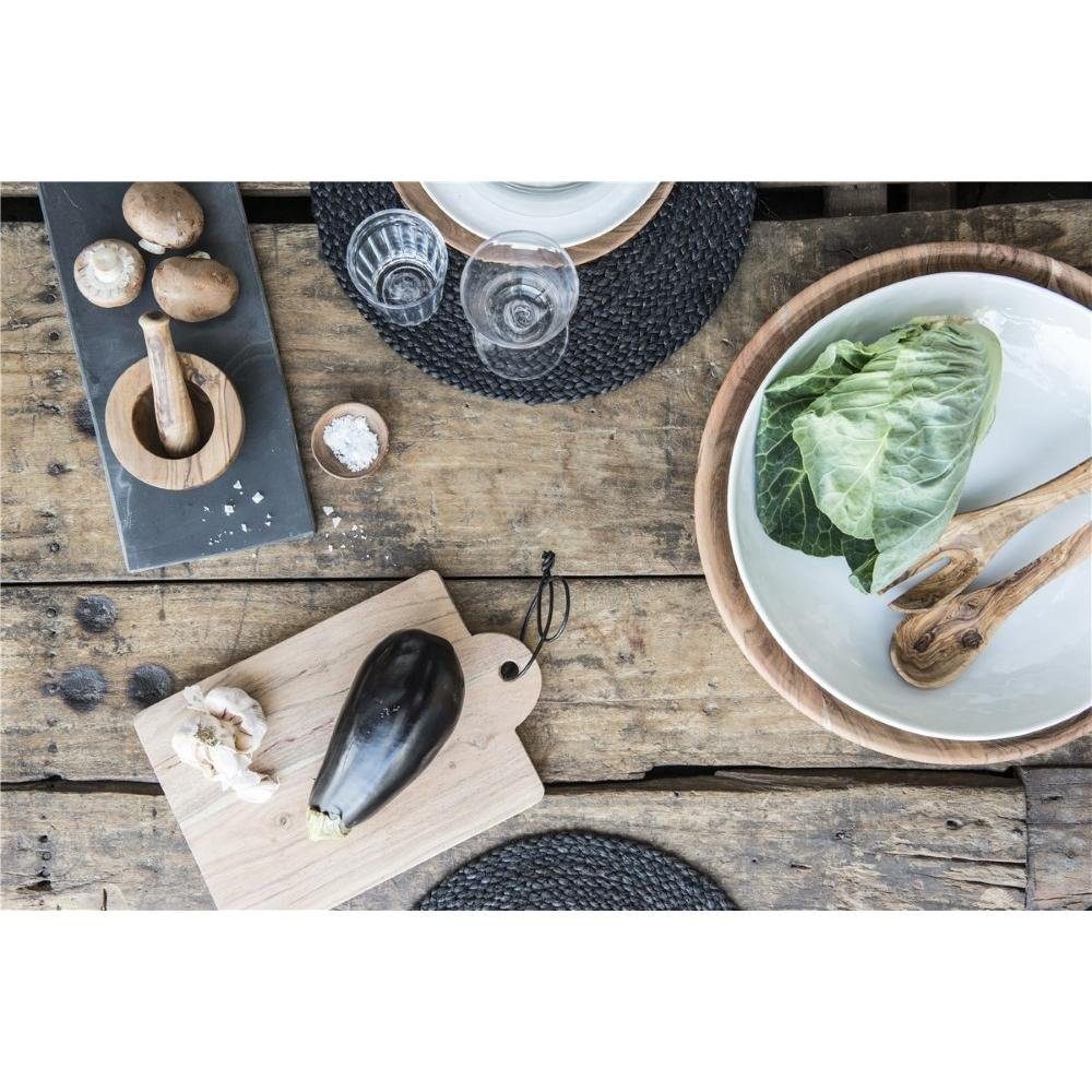 Ib Laursen Tischdecke Ib Laursen Tischset Rund Schwarz günstig online kaufen