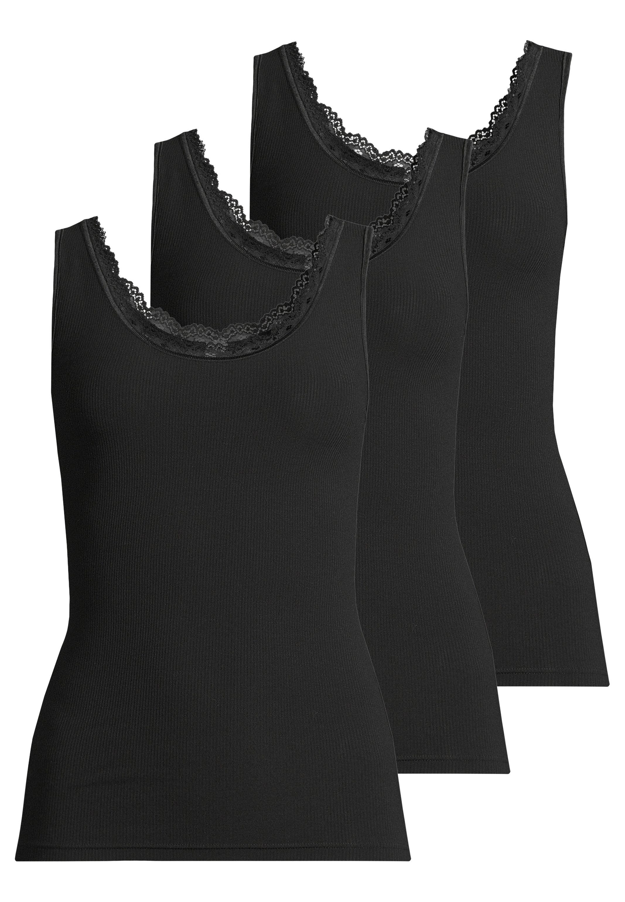 Nina Von C. Unterhemd 3er Pack Body & Soul (Spar-Set, 3-St) Unterhemd / Top - Blickdicht