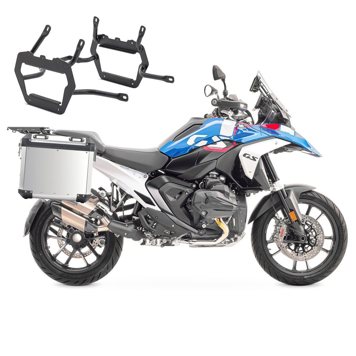 Bagtecs Schraube Set Alukoffer + Kofferträger passend für BMW R 1300 GS 23-26 Aluminium