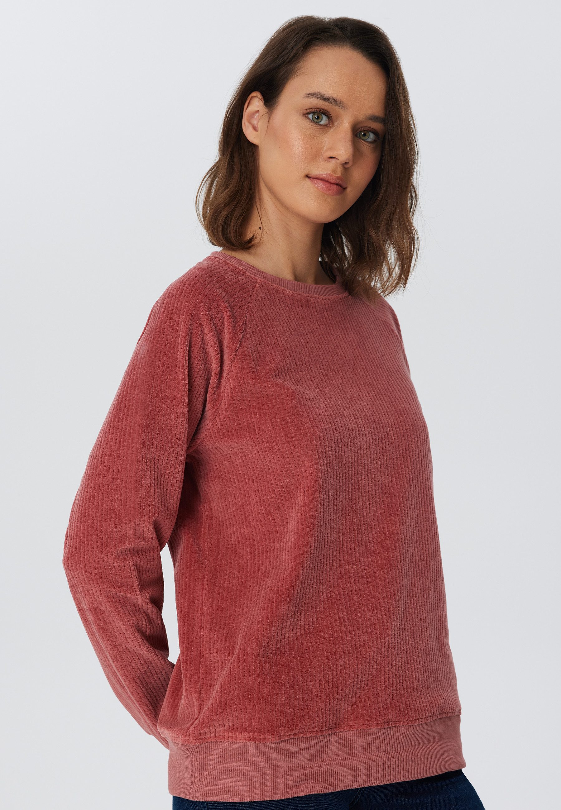 Leela COTTON Sweatshirt Damen Cord Sweatshirt