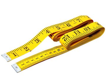 BAYLI Maßband 4er Set - Schneidermaßband 3m zum Nähen oder Körperumfang messen