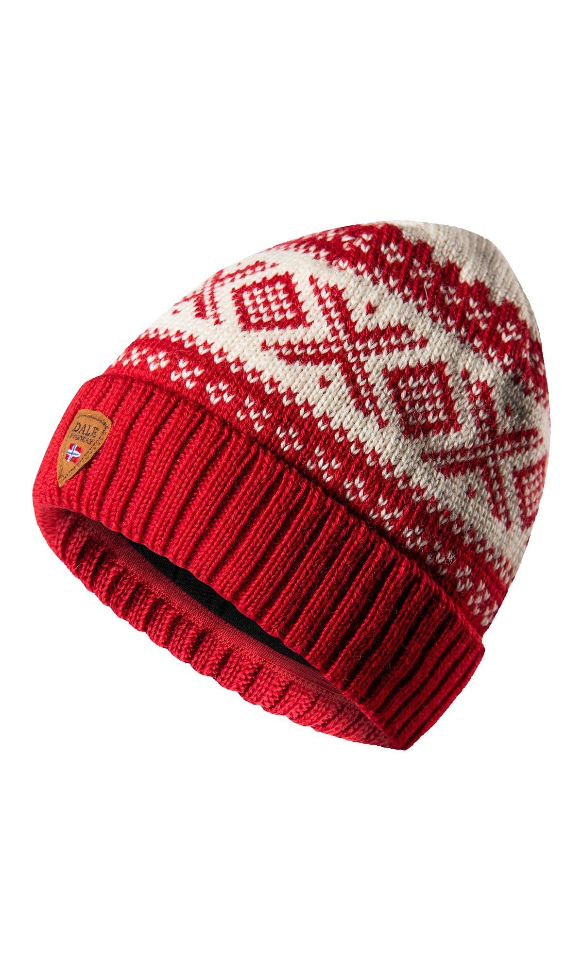 White Red Dale Beanie Hat Norway Accessoires Of - 1956 Cortina Dale of Norway