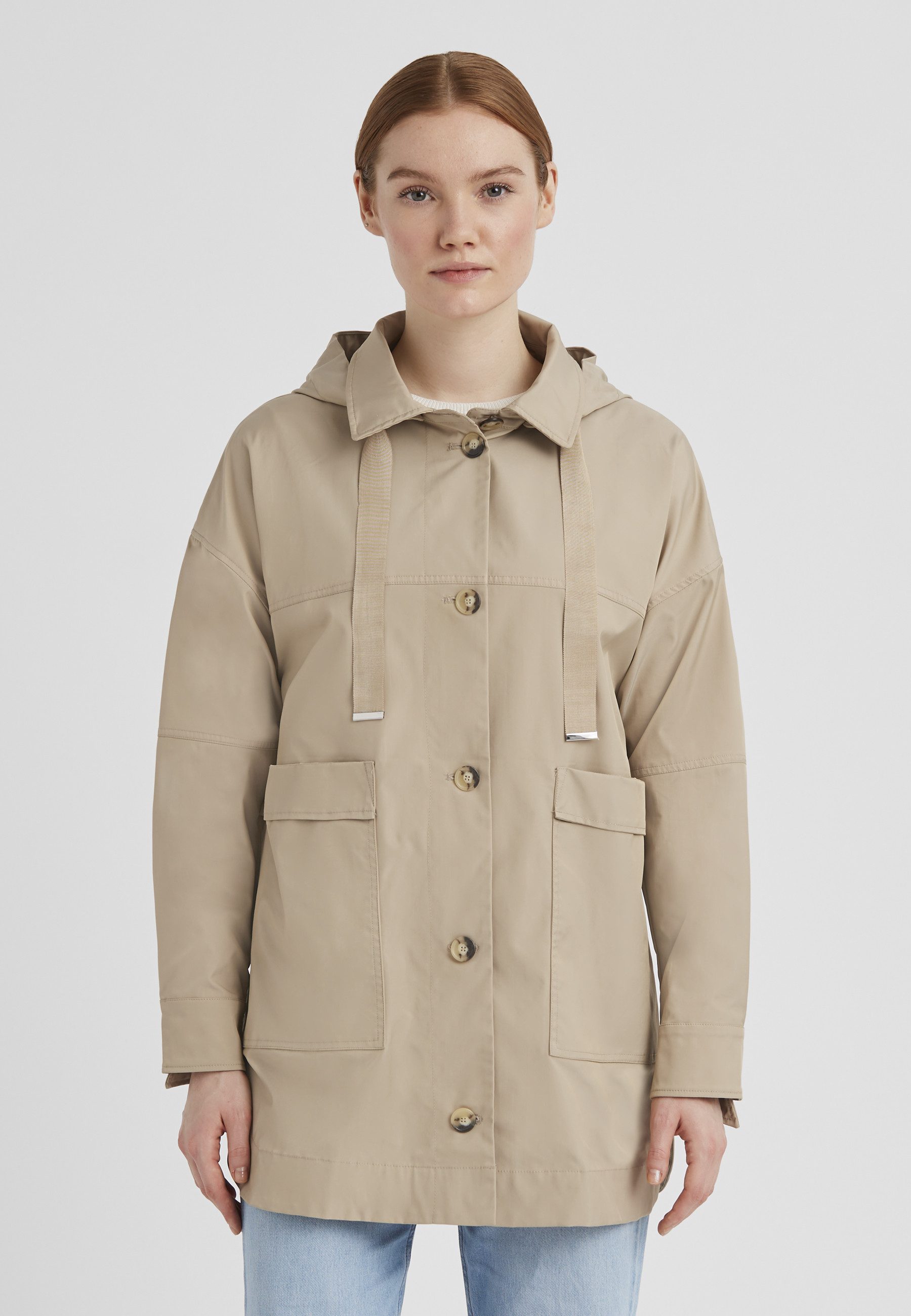 Milestone Hemdjacke MSKerri Damen Overshirt Übergangsjacke sportlich