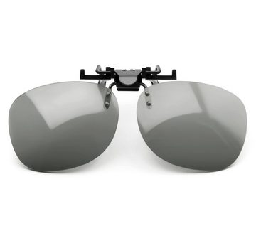 PRECORN 3D-Brille 4x 3D Brille Clip-On Universale passive 3D Brille für Brillenträger