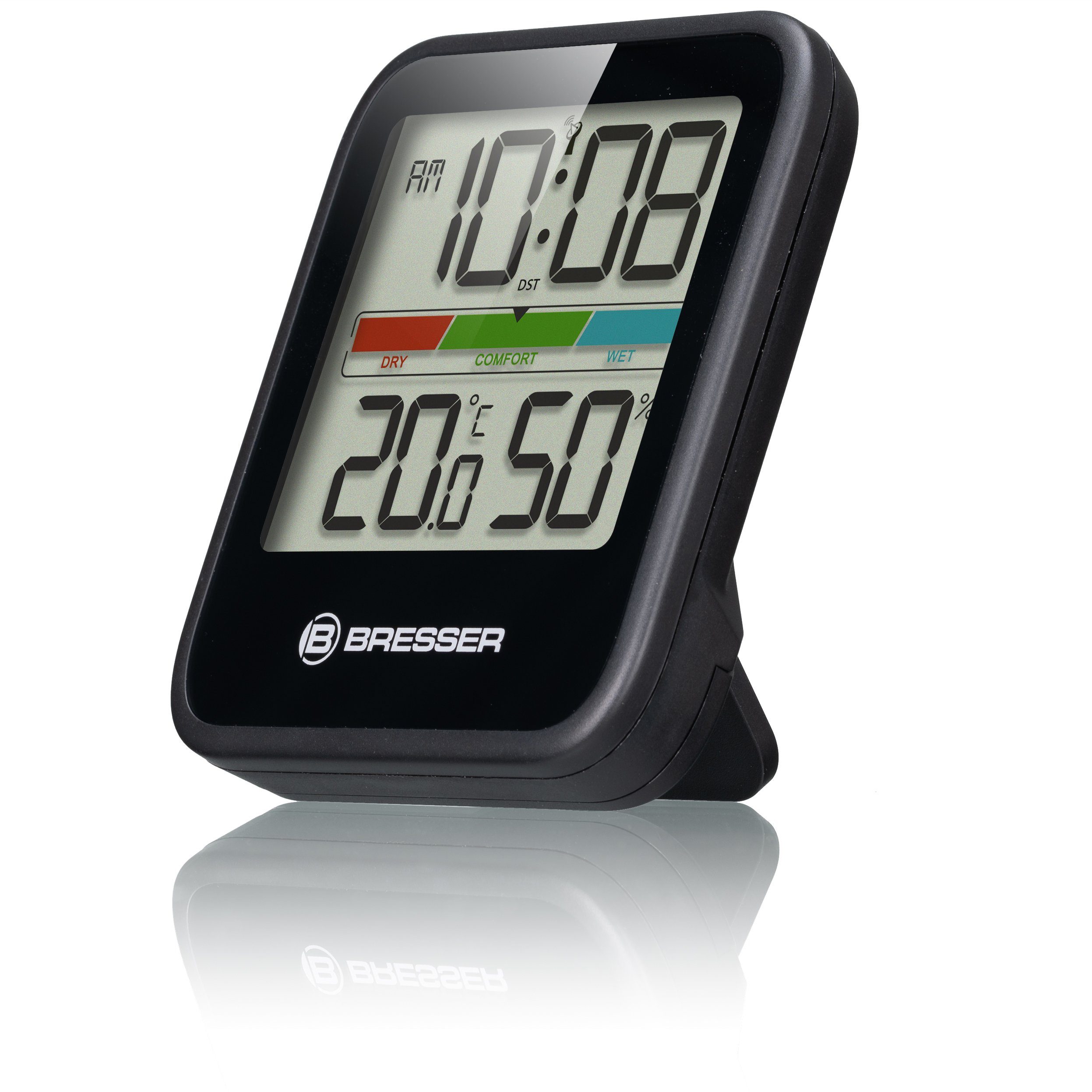 BRESSER Hygrometer Climate Monitor Thermo- / Hygrometer DCF 3er Set