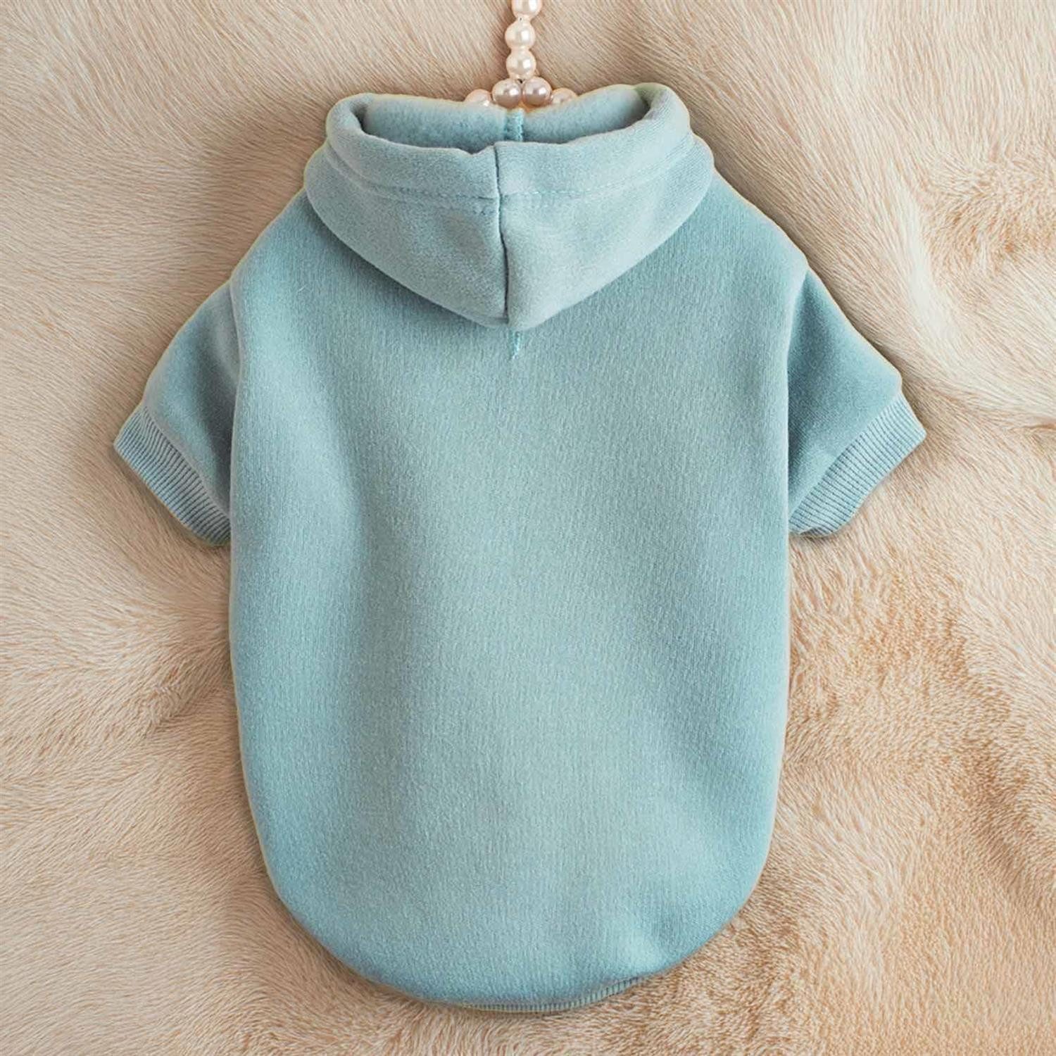 Thumbnail - Monkimau Tierjacke Hundepullover Hoodie für große Hunde - XXL in hellblau