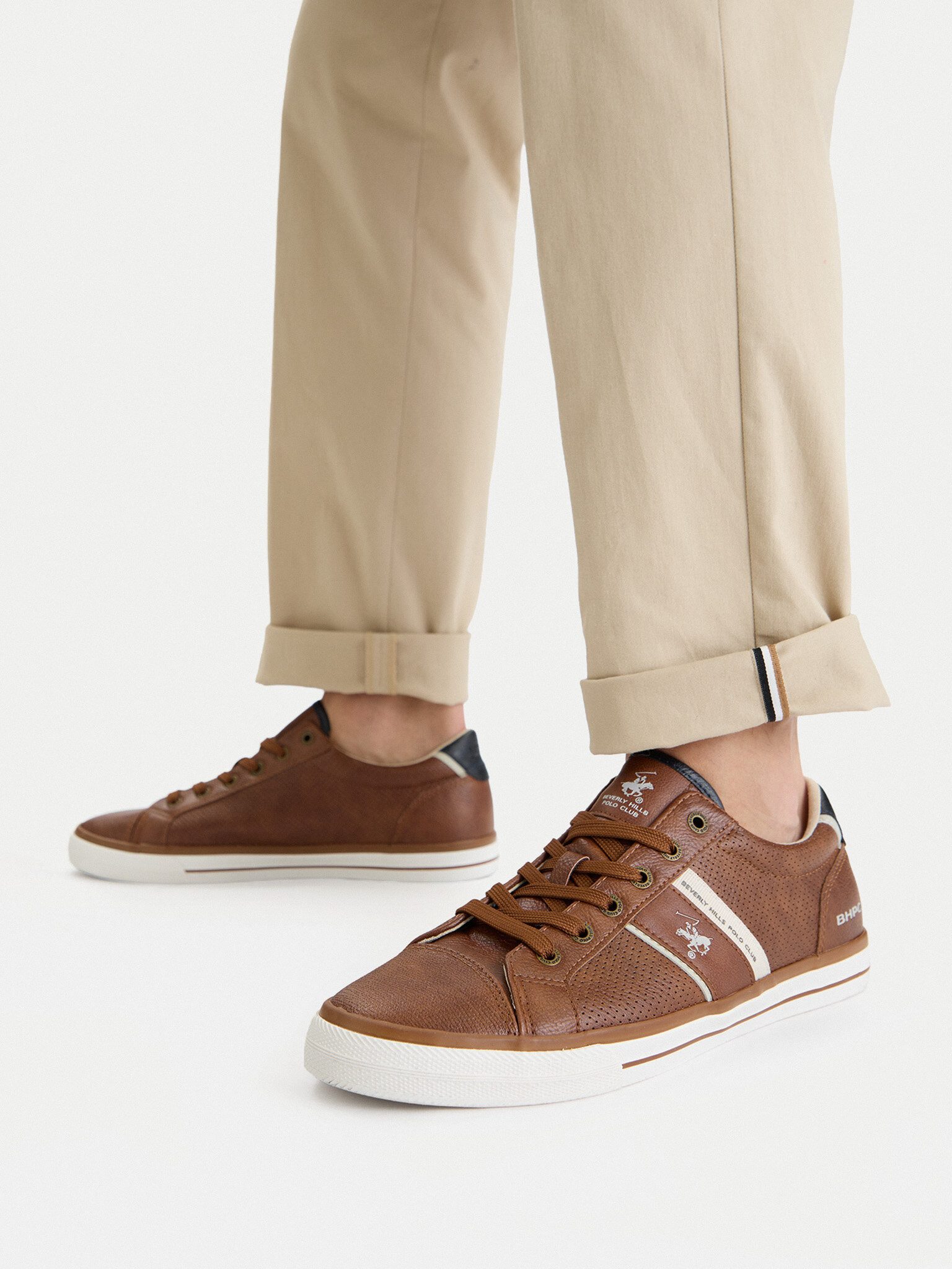 BEVERLY HILLS POLO CLUB Beverly Hills Polo Club Herren-Sneakers Braun BEVERLY HILLS POLO CLUB- Sneaker