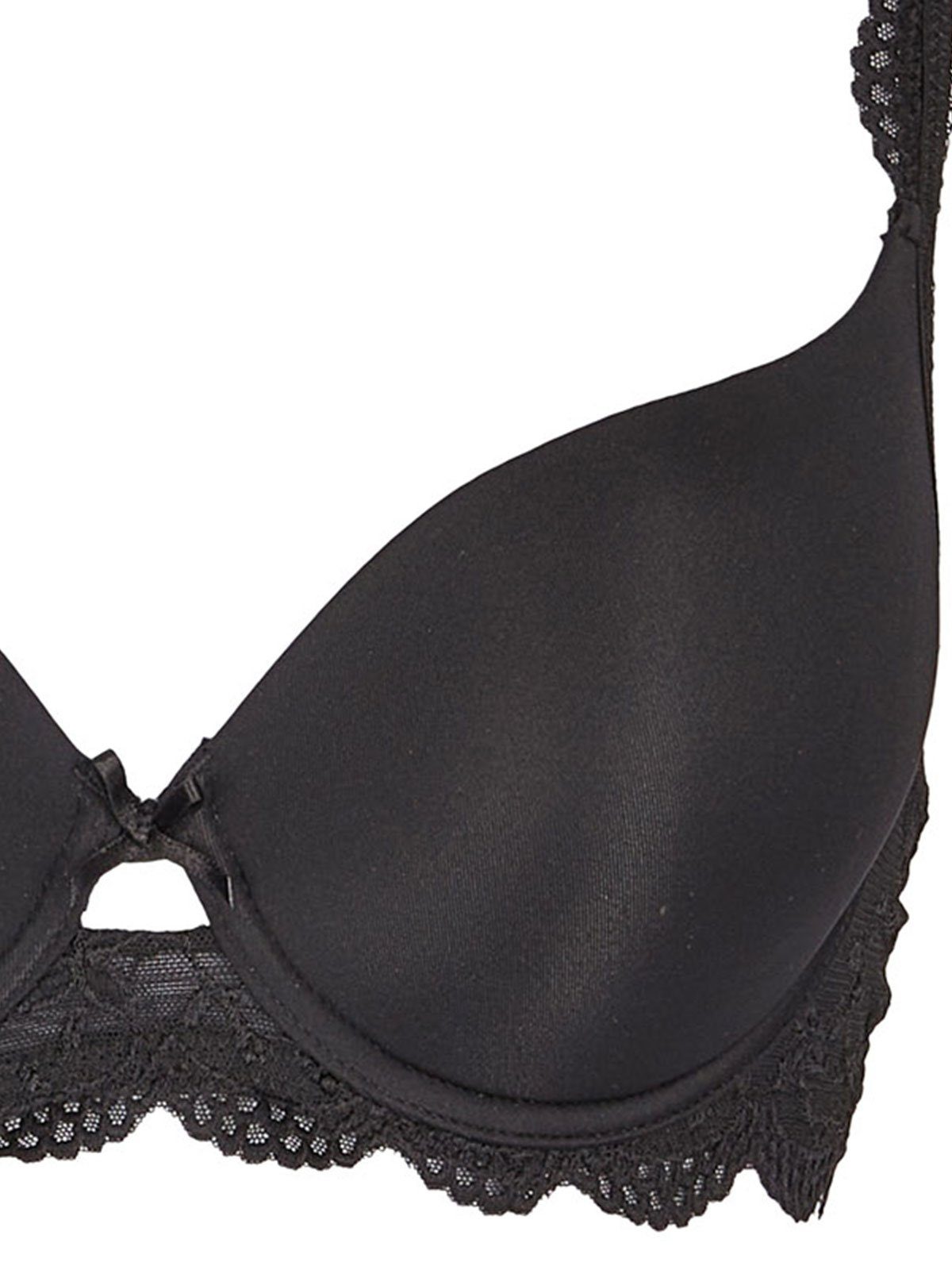 Nina Von C. Dirndl-BH Push Up Dirndl BH Silver Edition (Stück, 1-tlg) weiche Push Up-Schale, Rückensteg aus tüllverstärkter Stickereispitze