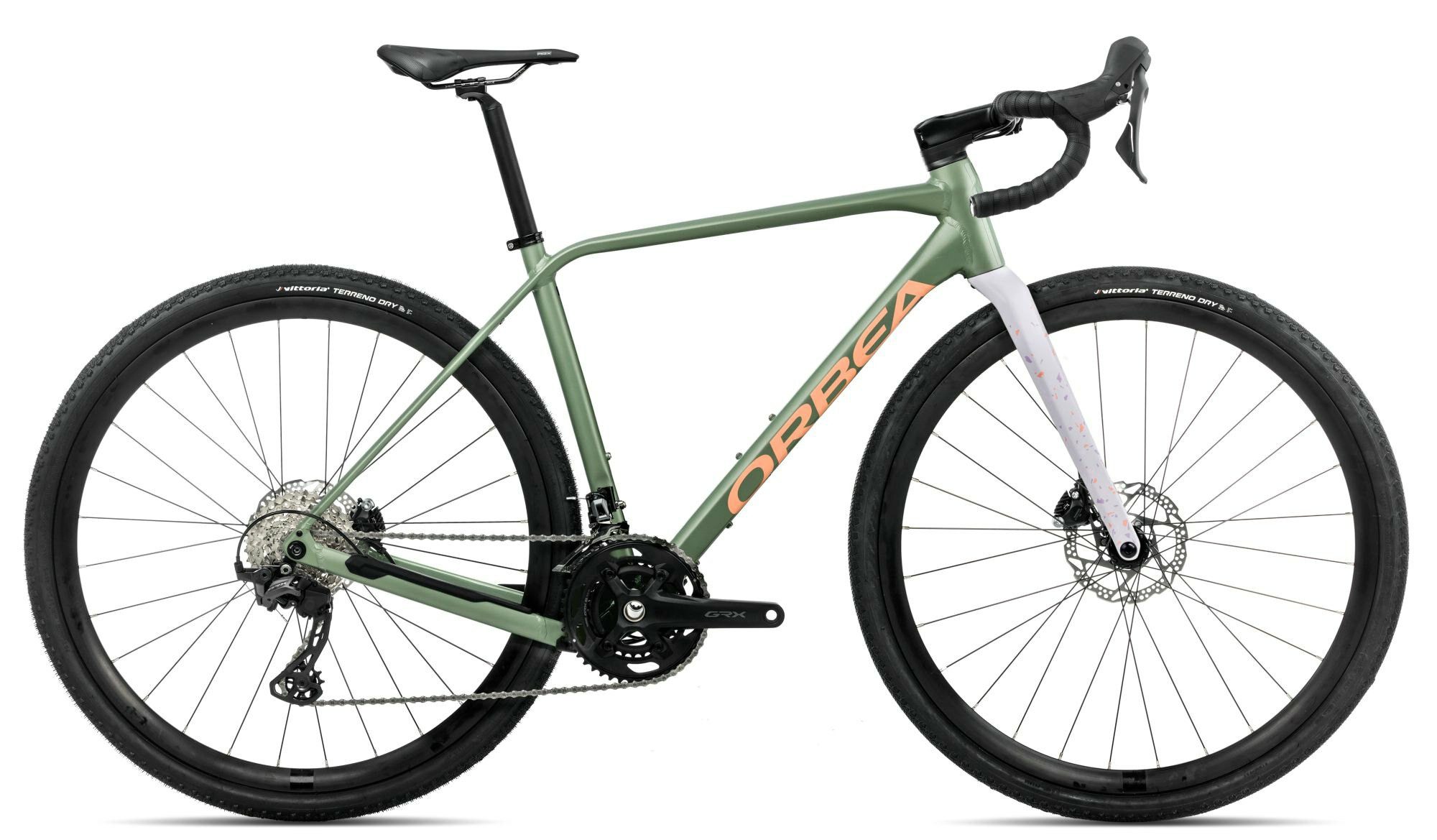 Orbea Gravelbike Gravelbike TERRA H30 Artichoke (Matt)-Lilac (Matt) 28" Diamant, 24 Gang Shimano Shimano GRX RX820 Schaltwerk