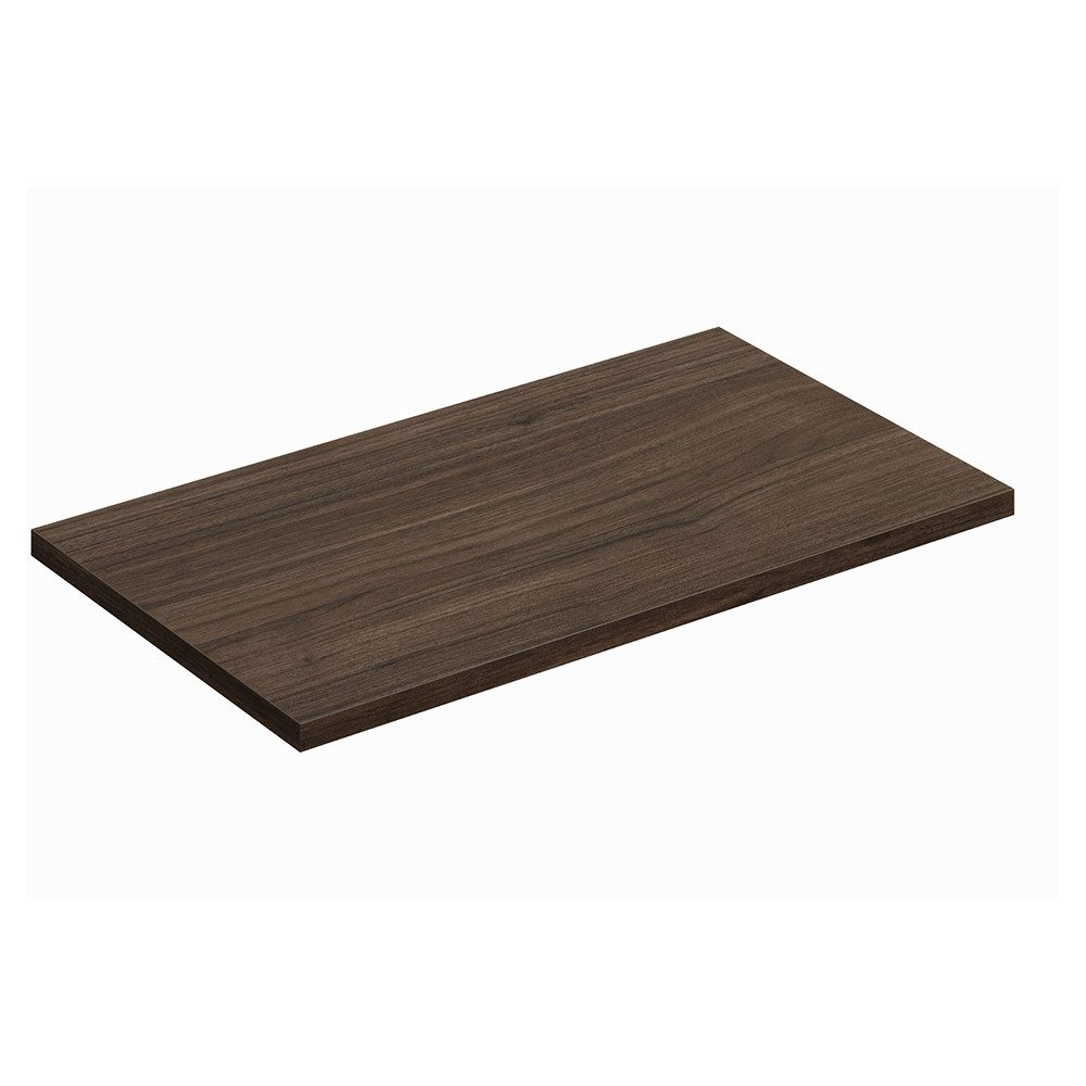 Lomadox Waschtischplatte TEMUCO-56-WALNUT, 80 cm breit in Walnuss