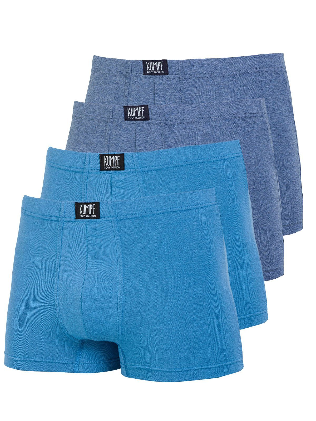 4er horizont Bio Markenqualität hohe poseidon Pants Sparpack KUMPF 4-St) Pants (Spar-Set, Herren Retro Cotton