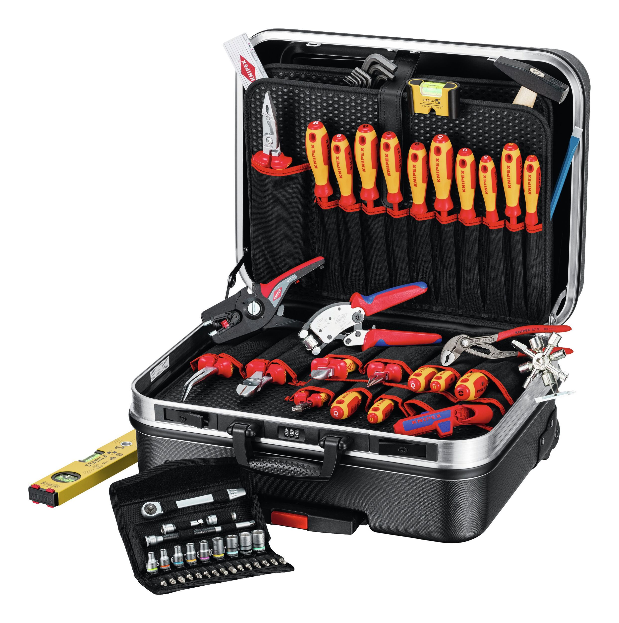 Knipex Werkzeugkoffer (68 St), BIG Basic Move Elektro+ 00 21 06