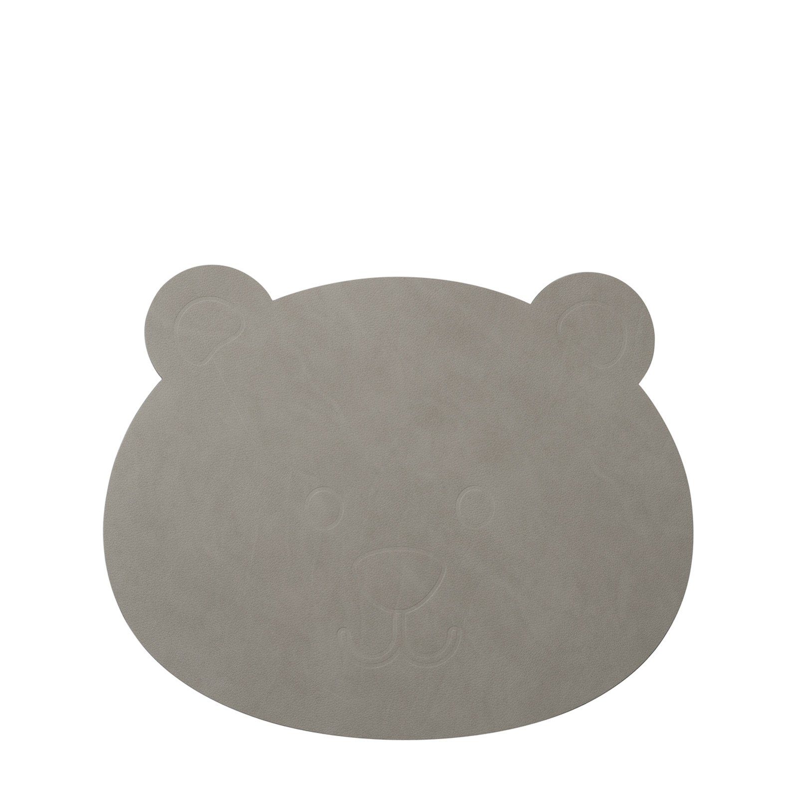 Platzset, LIND Kinder MAT - BEAR Grey Tischset TABLE Light LindDNA DNA