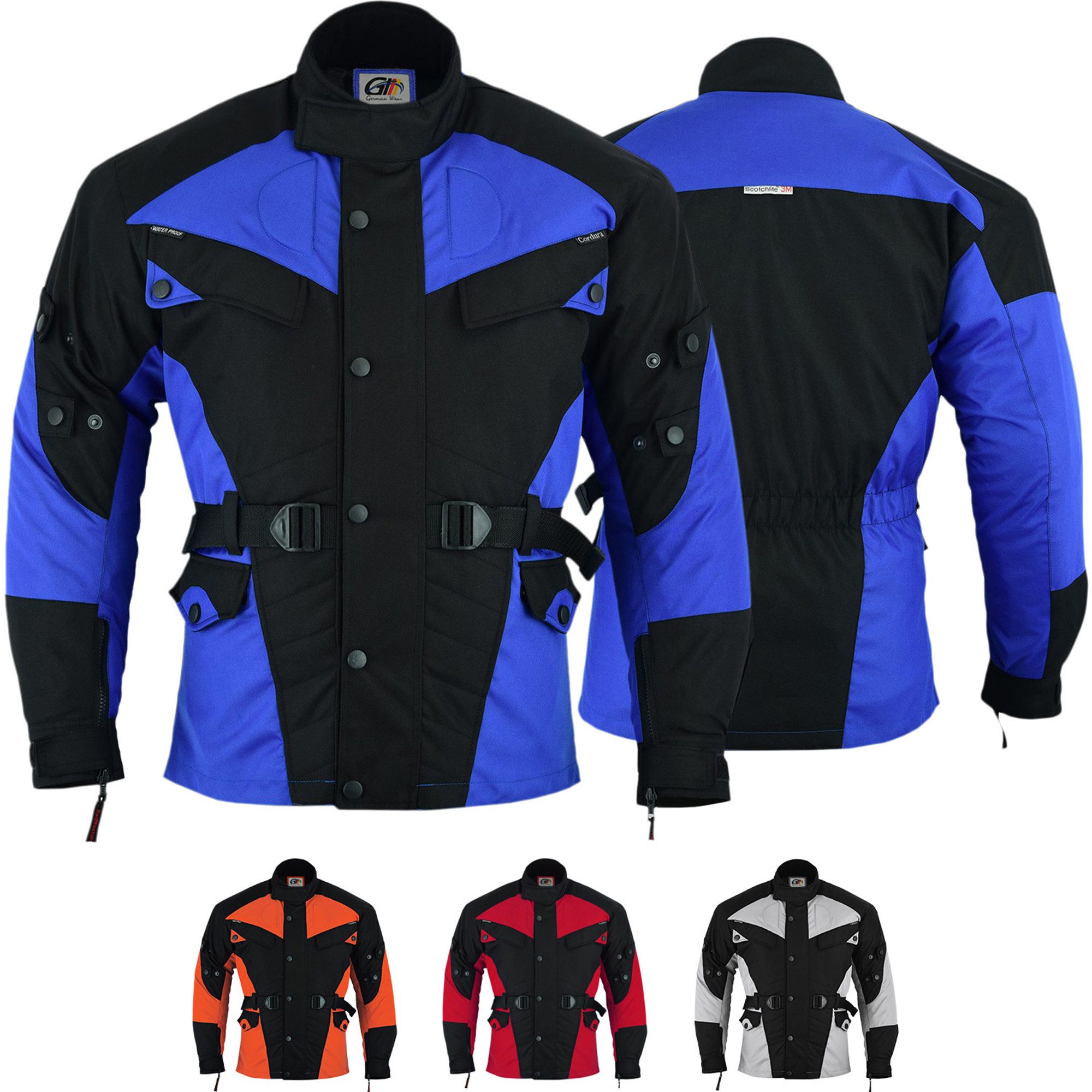 German Wear Motorradjacke GW302J (Spar-Set, mit 4CE-Protektoren) Winddichte günstig online kaufen