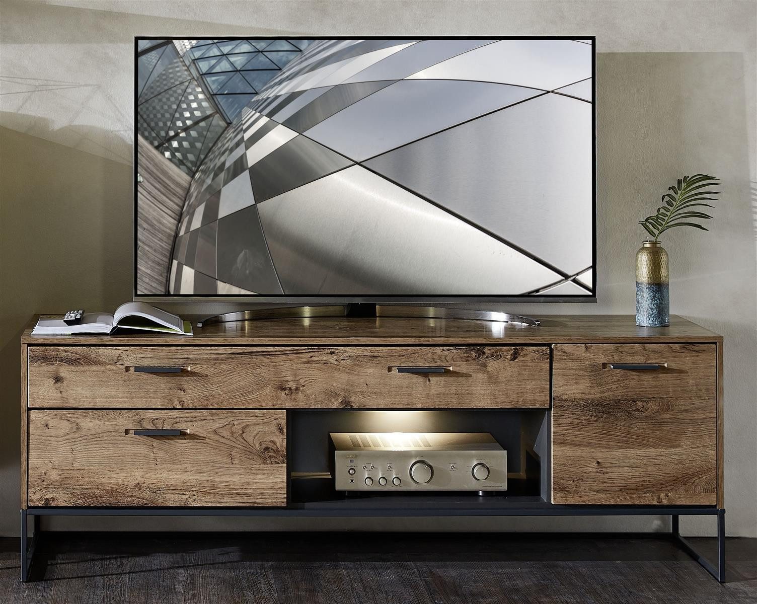 WOHN CONCEPT Premium Möbel TV-Board 175 x 62 x 48 cm (B/H/T)
