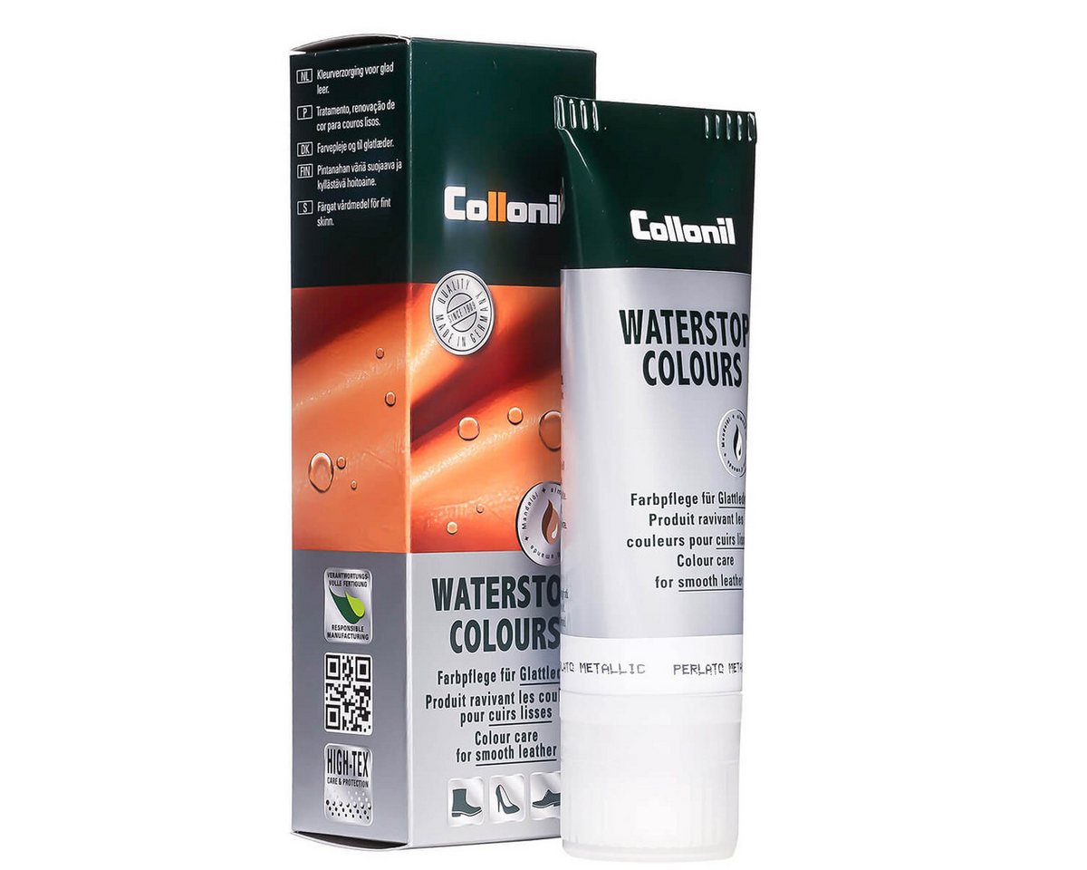 Thumbnail - Collonil Waterstop Colours - Farbige Pflege- und Imprägniercreme für Glattleder Schuhcreme