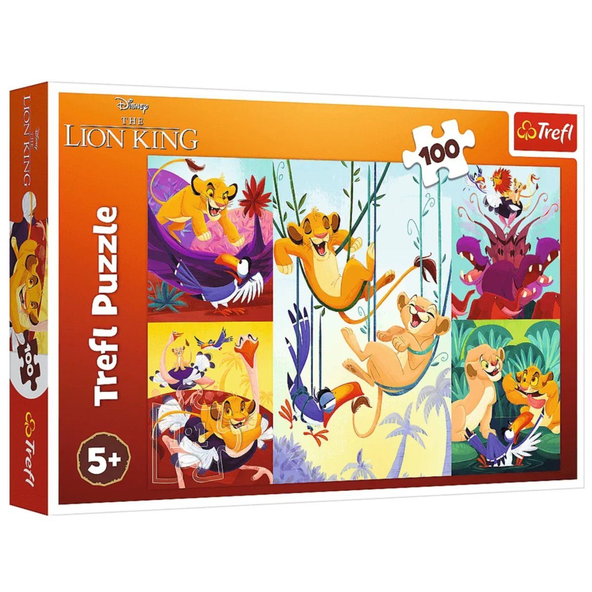 Wisam Lernspielzeug Puzzle - "100" - Brave Lion King / Disney Lion King Trefl 16478