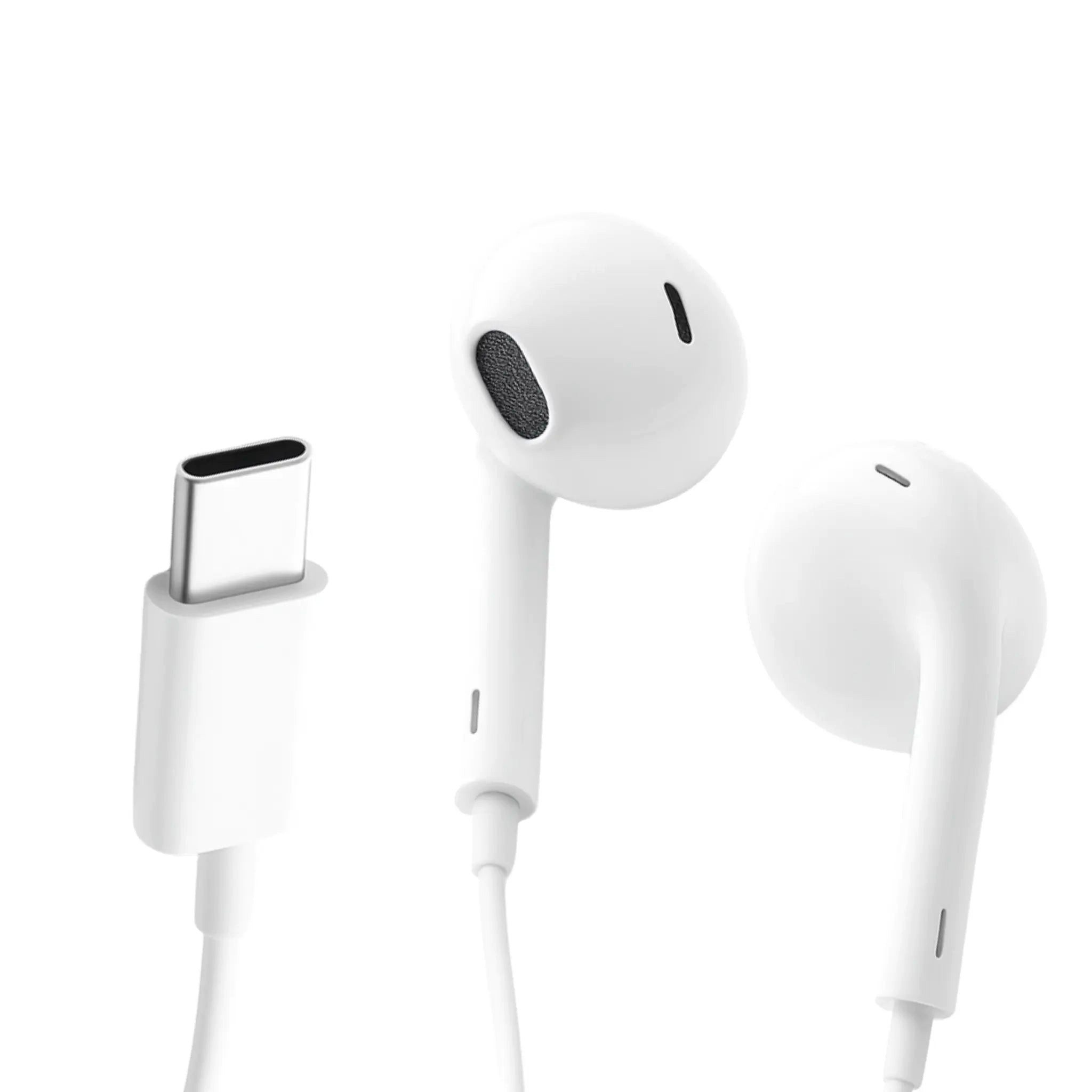Firelia EarPods Kopfhörer USB-C Anschluss In-Ear-Kopfhörer (Für iPhone und MacBook, Headset, Mikrofon, Weiß)
