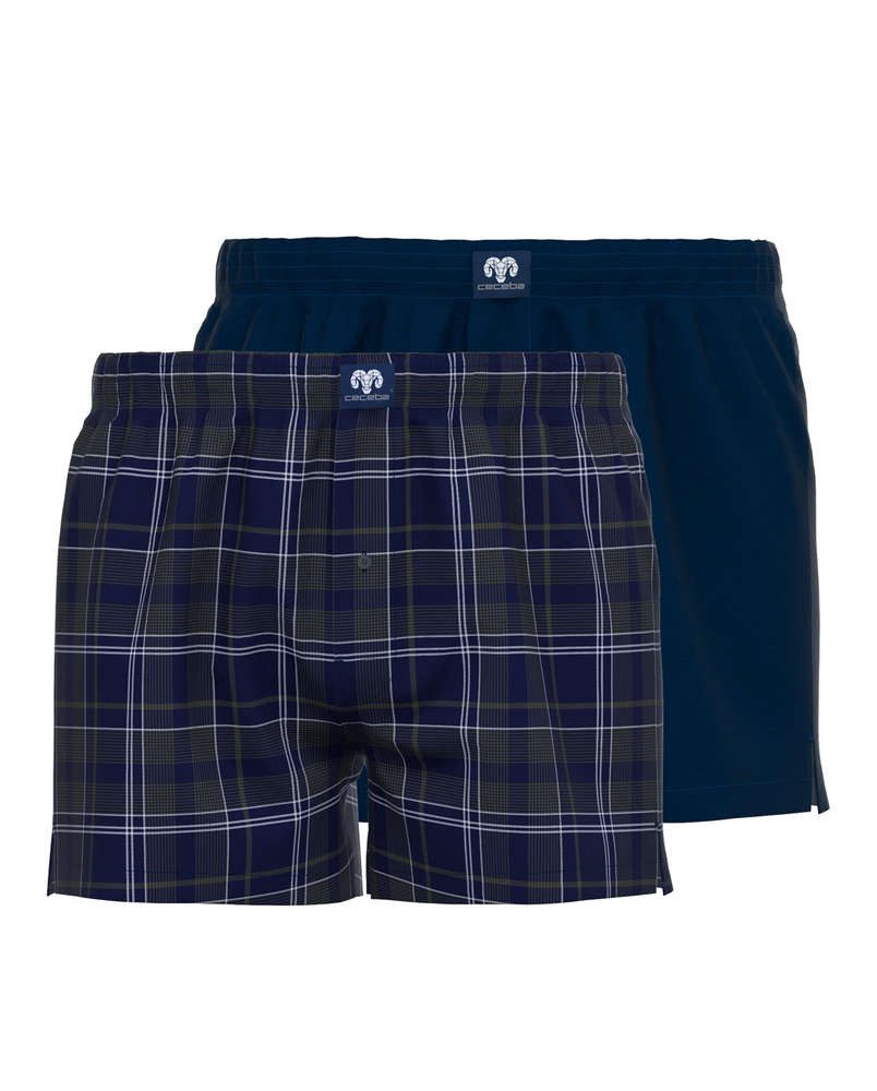 CECEBA Boxershorts 10199 Canadian (4er Vorteilspack) Einknopf-Eingriff