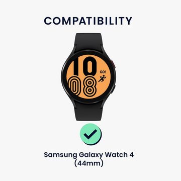 kwmobile Schutzfolie 2x Displayschutzfolie für Samsung Galaxy Watch 4 (44mm), (1-St), Schutzfolie für Fitness Tracker - robuster Displayschutz - transparent