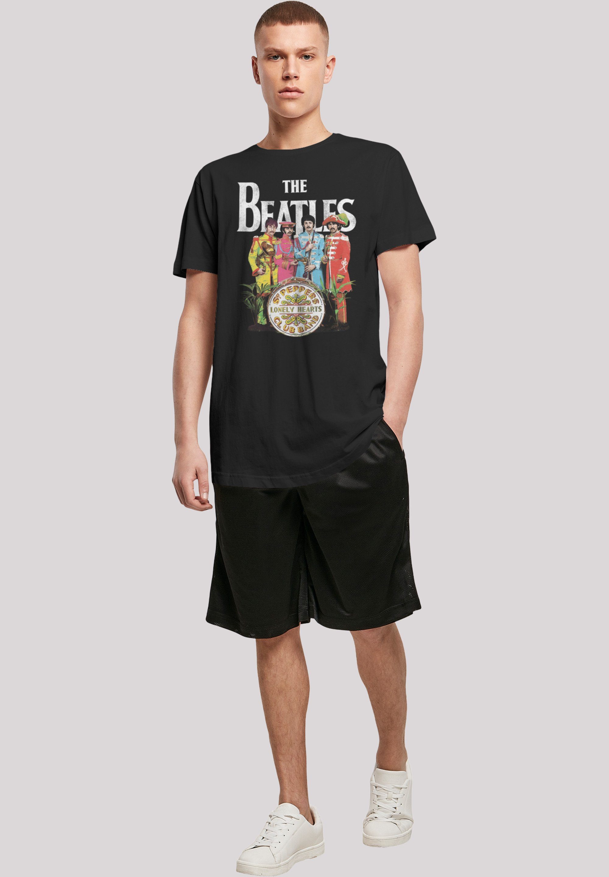 Black Pepper Band F4NT4STIC Beatles Print Sgt The T-Shirt