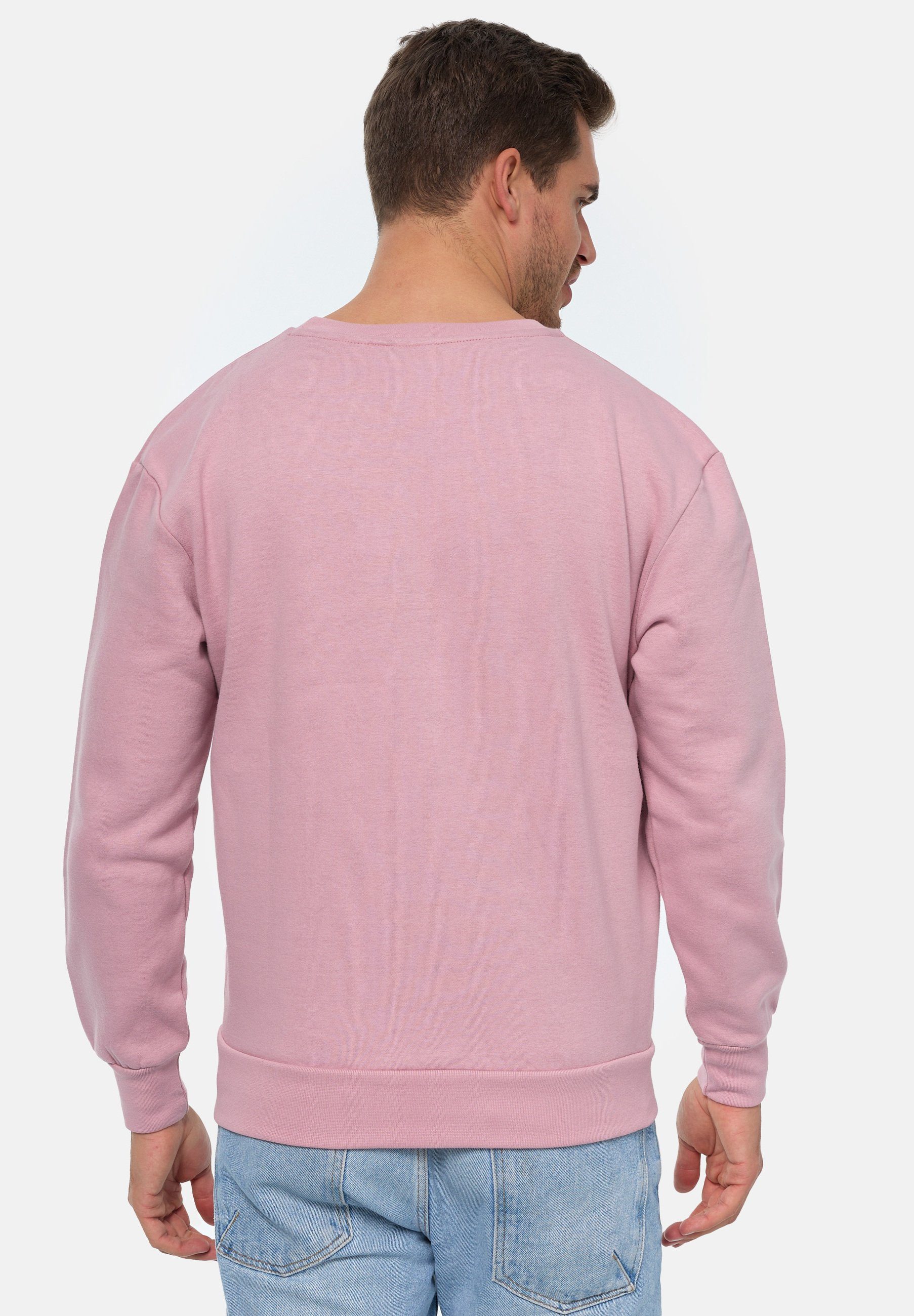 MIKON Sweatshirt Donut GOTS Pink zertifizierte Bio-Baumwolle