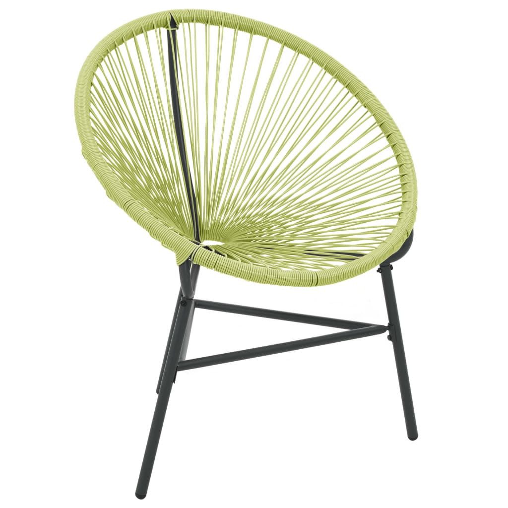 Gartenstuhl Acapulco-Gartenstuhl Poly Rattan Grün